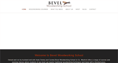 Desktop Screenshot of bevelwoodworkingschool.com